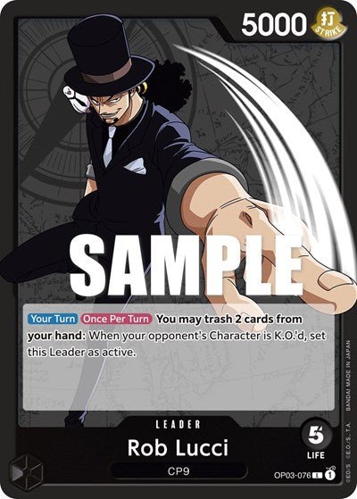 Rob Lucci (076) (Pillars of Strength) Near Mint - Nick Nack's Full Frontal Attack