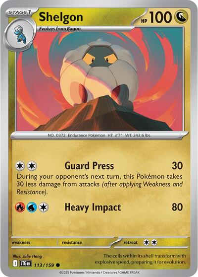 Shelgon (SV09: Journey Together) Near Mint - Nick Nack's Full Frontal Attack