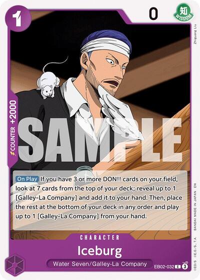 Iceburg (Extra Booster: Anime 25th Collection) Near Mint - Nick Nack's Full Frontal Attack