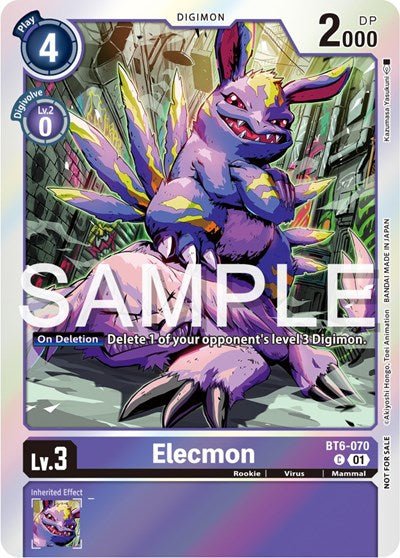 Elecmon (Official Tournament Pack Vol.12) (Double Diamond) Near Mint Foil - Nick Nack's Full Frontal Attack