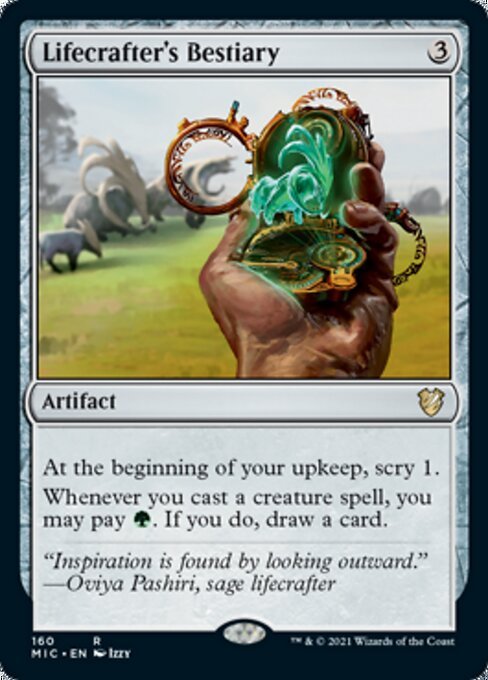 Lifecrafter's Bestiary (Commander 2021 Midnight Hunt) Near Mint - Nick Nack's Full Frontal Attack