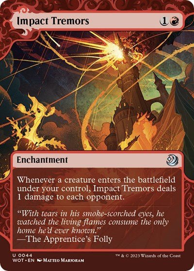 Impact Tremors (Wilds of Eldraine: Enchanting Tales) Near Mint - Nick Nack's Full Frontal Attack
