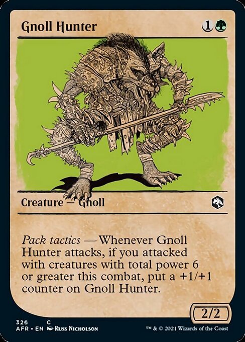 Gnoll Hunter (Showcase) (Adventures in the Forgotten Realms) Near Mint - Nick Nack's Full Frontal Attack
