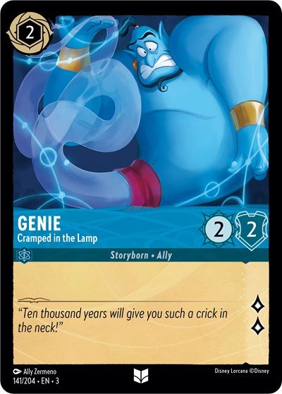 Genie - Cramped in the Lamp (Into the Inklands) Near Mint - Nick Nack's Full Frontal Attack