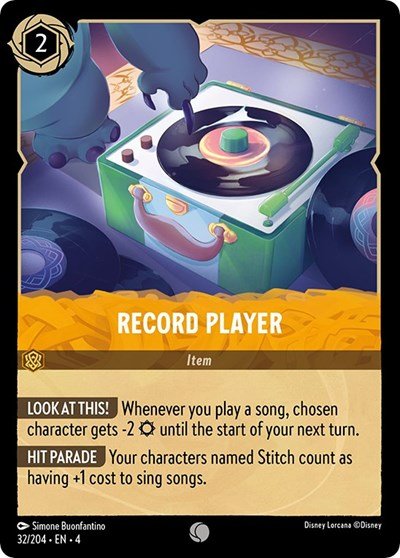Record Player (Ursula's Return) Near Mint - Nick Nack's Full Frontal Attack