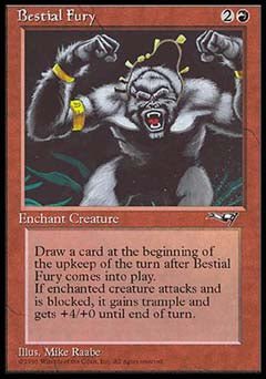 Bestial Fury (Facing forward) (Alliances) Light Play - Nick Nack's Full Frontal Attack