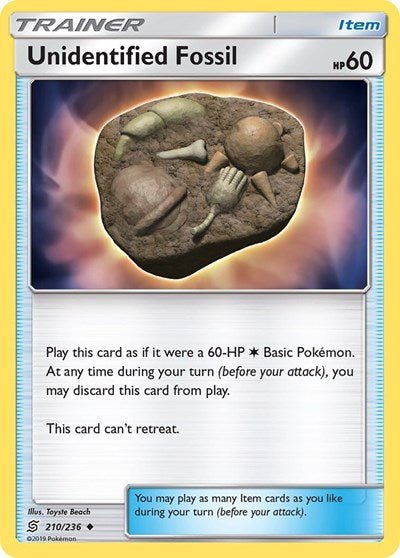 Unidentified Fossil (SM - Unified Minds) Near Mint - Nick Nack's Full Frontal Attack