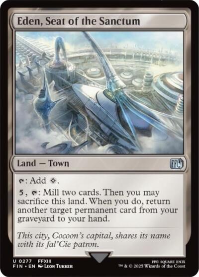 Eden, Seat of the Sanctum (Universes Beyond: FINAL FANTASY) Near Mint - Nick Nack's Full Frontal Attack