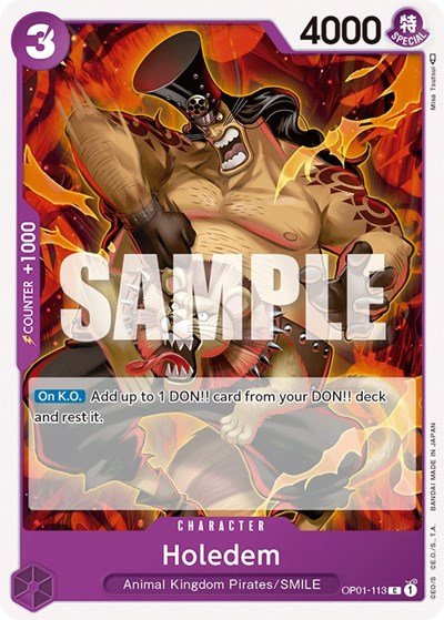 Holedem (Romance Dawn) Near Mint - Nick Nack's Full Frontal Attack