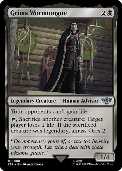 Grima Wormtongue (Universes Beyond: The Lord of the Rings: Tales of Middle-earth) Near Mint - Nick Nack's Full Frontal Attack