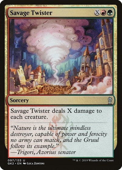 Savage Twister (Ravnica Allegiance: Guild Kits) Near Mint