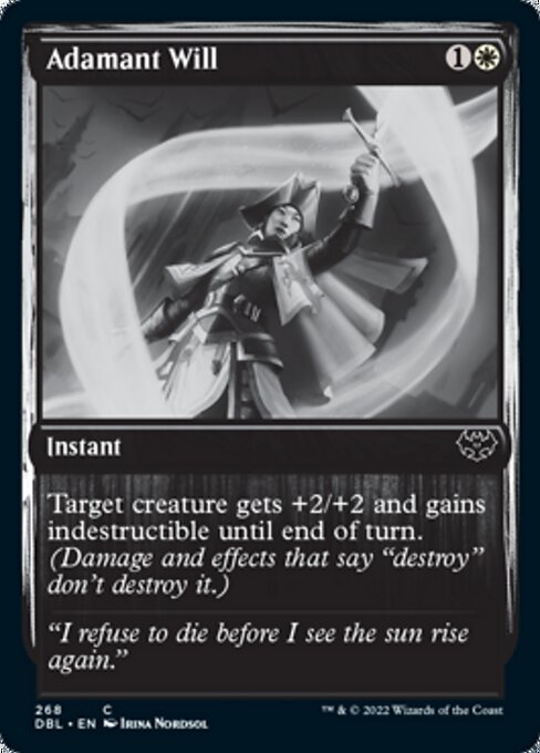 Adamant Will (Innistrad: Double Feature) Near Mint - Nick Nack's Full Frontal Attack
