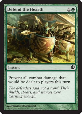 Defend the Hearth (Theros) Near Mint - Nick Nack's Full Frontal Attack