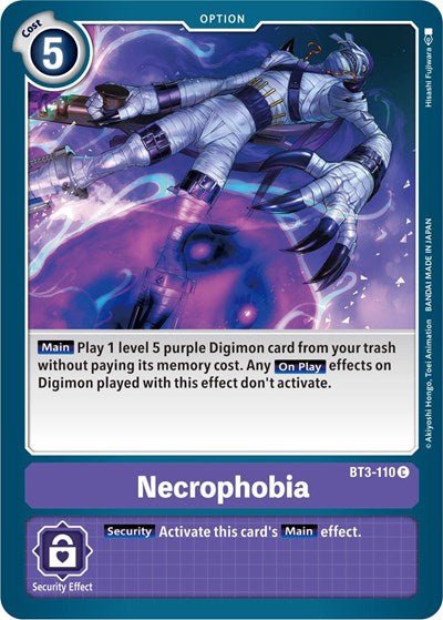 Necrophobia (Release Special Booster) Near Mint - Nick Nack's Full Frontal Attack