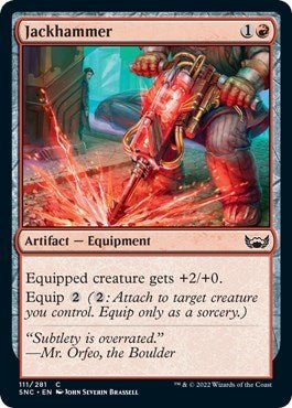 Jackhammer (Streets of New Capenna) Near Mint - Nick Nack's Full Frontal Attack