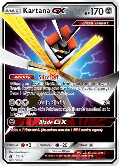 Kartana GX (SM - Crimson Invasion) Near Mint Holofoil
