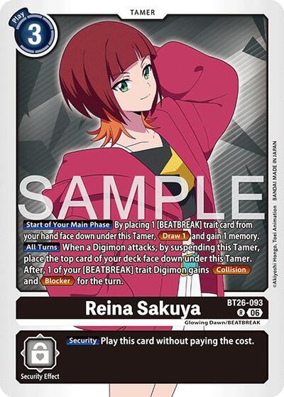 Reina Sakuya (Timeless Bonds) Near Mint Foil