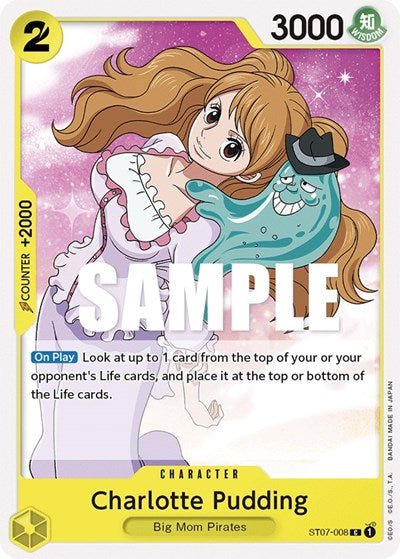 Charlotte Pudding (Starter Deck 7: Big Mom Pirates) Near Mint - Nick Nack's Full Frontal Attack