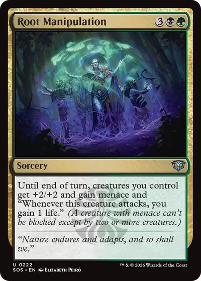 Root Manipulation (Secrets of Strixhaven) Near Mint Foil