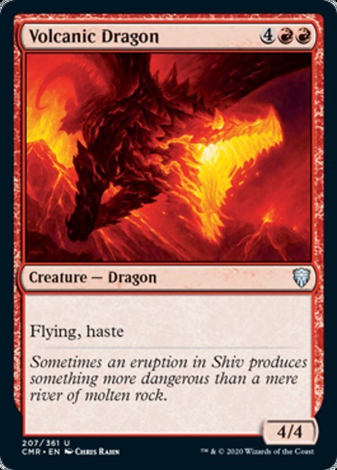 Volcanic Dragon (Commander Legends) Near Mint - Nick Nack's Full Frontal Attack