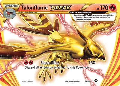 Talonflame BREAK (XY - Steam Siege) Near Mint Holofoil