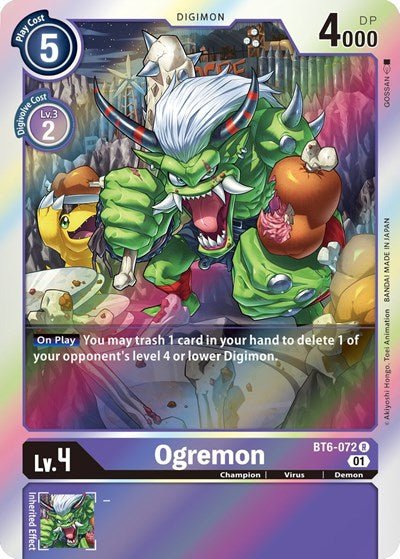 Ogremon (Double Diamond) Near Mint Foil - Nick Nack's Full Frontal Attack