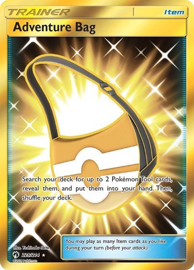 Adventure Bag (Secret) (SM - Lost Thunder) Near Mint Holofoil - Nick Nack's Full Frontal Attack
