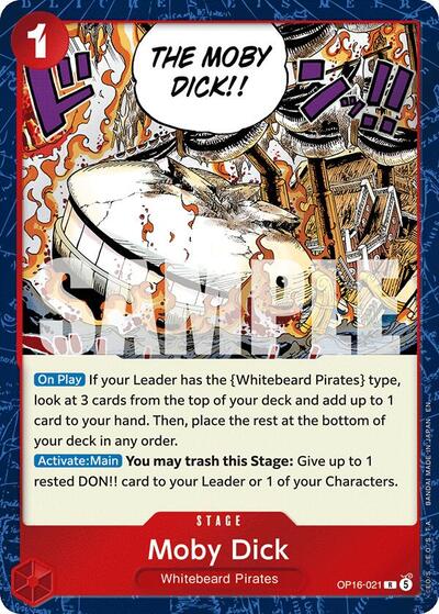 Moby Dick (The Time of Battle) Near Mint Foil