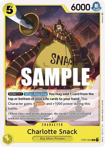Charlotte Snack (Starter Deck 7: Big Mom Pirates) Near Mint - Nick Nack's Full Frontal Attack
