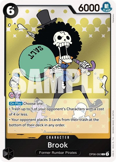 Brook (Wings of the Captain) Near Mint Foil