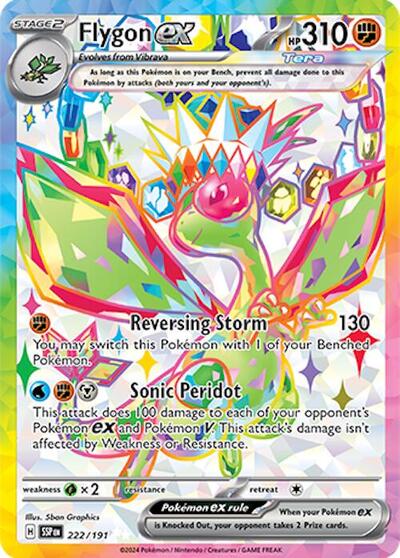 Flygon ex - 222 (SV08: Surging Sparks) Near Mint Holofoil