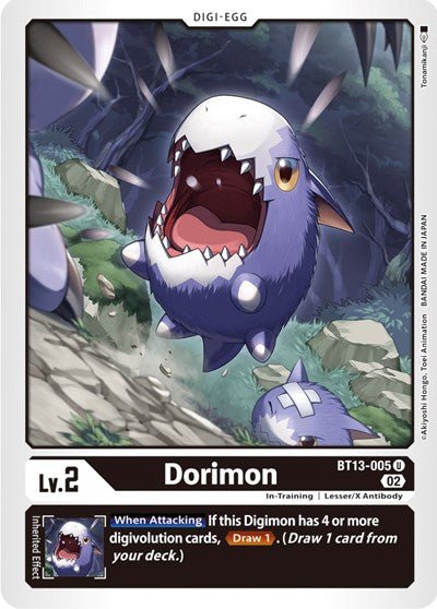 Dorimon (Versus Royal Knights) Near Mint - Nick Nack's Full Frontal Attack