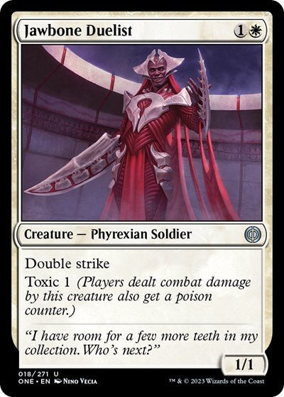 Jawbone Duelist (Phyrexia: All Will Be One) Near Mint - Nick Nack's Full Frontal Attack