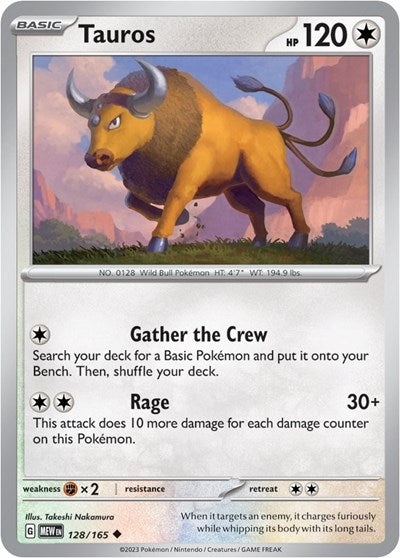 Tauros (Scarlet and Violet: 151) Near Mint
