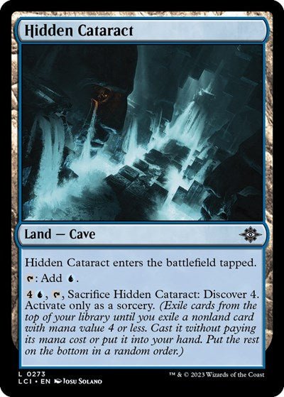 Hidden Cataract (The Lost Caverns of Ixalan) Near Mint Foil - Nick Nack's Full Frontal Attack