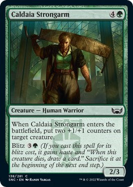 Caldaia Strongarm (Streets of New Capenna) Near Mint Foil