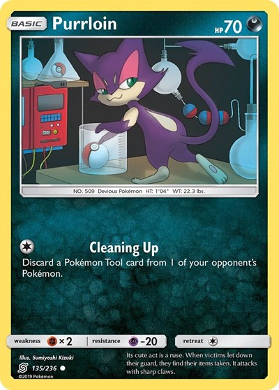 Purrloin (SM - Unified Minds) Near Mint - Nick Nack's Full Frontal Attack