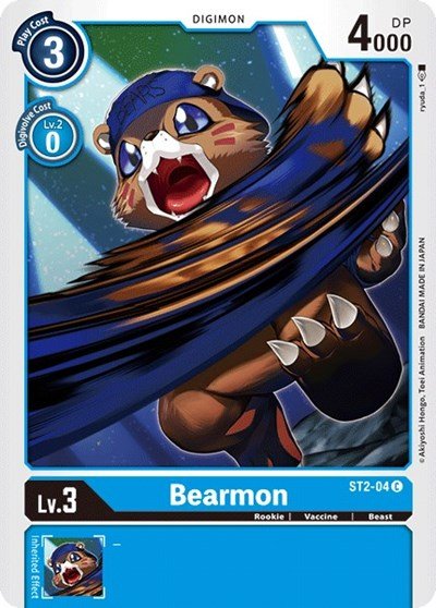 Bearmon (Starter Deck 02: Cocytus Blue) Near Mint - Nick Nack's Full Frontal Attack