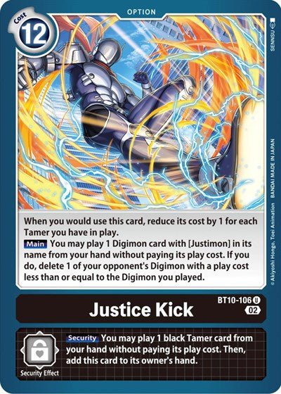 Justice Kick (Xros Encounter) Near Mint - Nick Nack's Full Frontal Attack