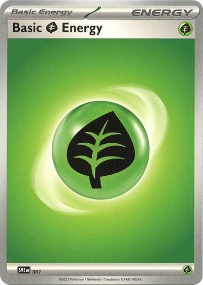 Basic Grass Energy (Scarlet and Violet: Base Set) Near Mint - Nick Nack's Full Frontal Attack