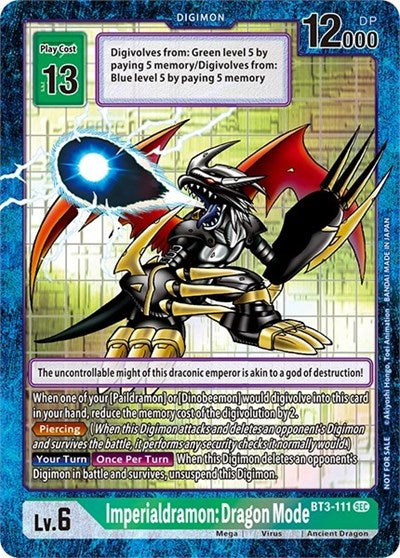 Imperialdramon Dragon Mode (Secret Rare) (Revision Pack 2021) Medium Play
