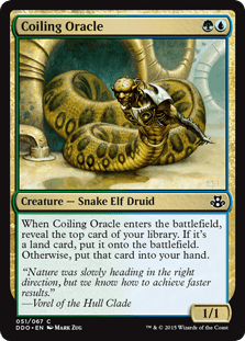 Coiling Oracle (Duel Decks: Kiora vs Elspeth) Near Mint - Nick Nack's Full Frontal Attack
