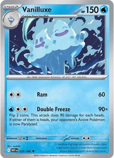 Vanilluxe (SV: White Flare) Near Mint - Nick Nack's Full Frontal Attack