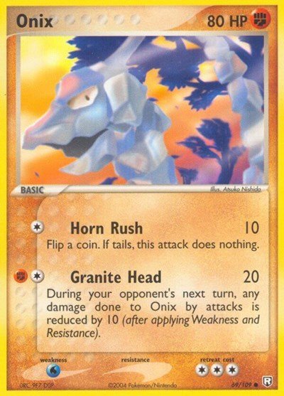 Onix (Team Rocket Returns) Light Play - Nick Nack's Full Frontal Attack