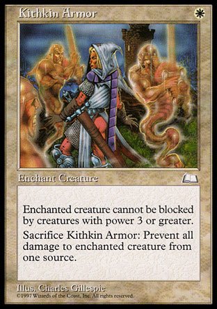 Kithkin Armor (Weatherlight) Light Play - Nick Nack's Full Frontal Attack