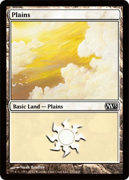 Plains (231) (Magic 2013 Core Set) Light Play