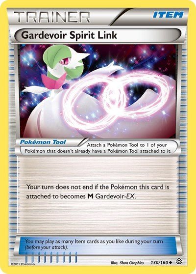 Gardevoir Spirit Link (XY - Primal Clash) Light Play - Nick Nack's Full Frontal Attack