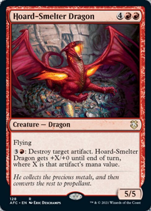 Hoard-Smelter Dragon (Commander 2021 Forgotten Realms) Near Mint - Nick Nack's Full Frontal Attack