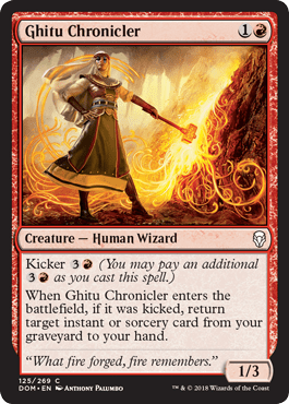 Ghitu Chronicler (Dominaria) Near Mint - Nick Nack's Full Frontal Attack