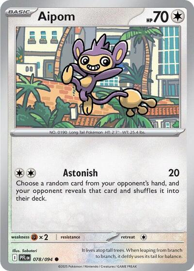 Aipom (ME02: Phantasmal Flames) Near Mint